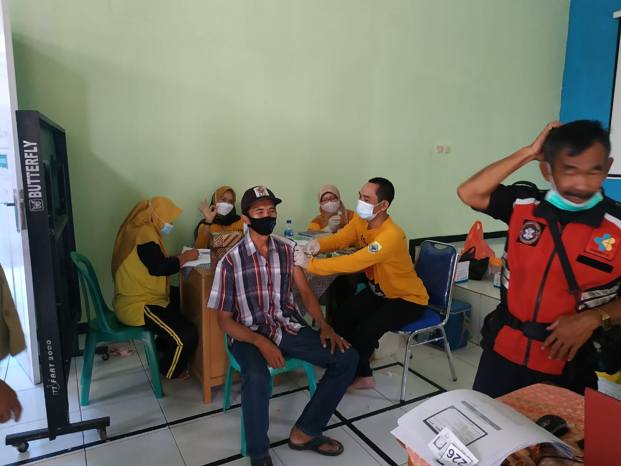 800 Warga dan Pelajar Kemang Bojongpicung, antusias Sambut Pelaksanaan Vaksin Covid-19