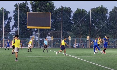 Perkuat Sinergitas, PWI Kabupaten Bandung dan Perumda Air Minum Tirta Raharja Gelar Pertandingan Sepak Bola Persahabatan