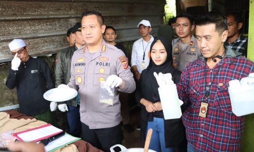 Bahan Pembuatan Sabu Dibeli Secara Online, Polresta Bandung Berhasil Ungkap Pabrik Sabu di Ciwidey