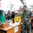 Guna Ringankan Beban Masyarakat Jelang Lebaran, Kodim 0608/Cianjur Gelar Bazar Murah Ramadhan