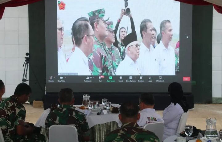 Wabup Sukabumi Hadiri Gerakan Nasional Ketahanan Pangan Jajaran TNI
