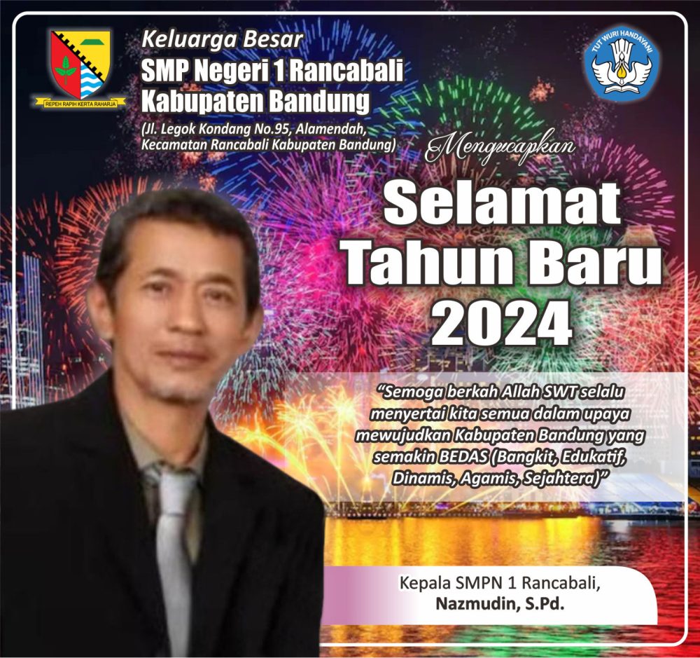 Ucapan Selamat Tahun Baru 2024 Dari SMPN 1 Rancabali – Warta Parahyangan